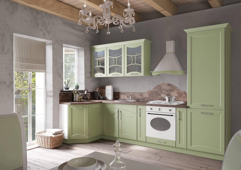 Гарнитур Роял Вуд Прованс зеленый