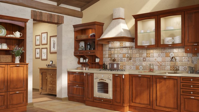 Кухни из массива фабрика Zetta