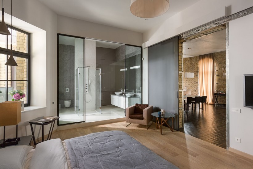 Дизайнер квартиры светлый лофт