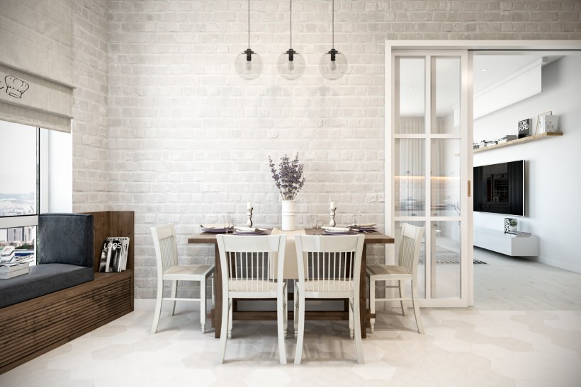 Кухня студия Сканди лофт