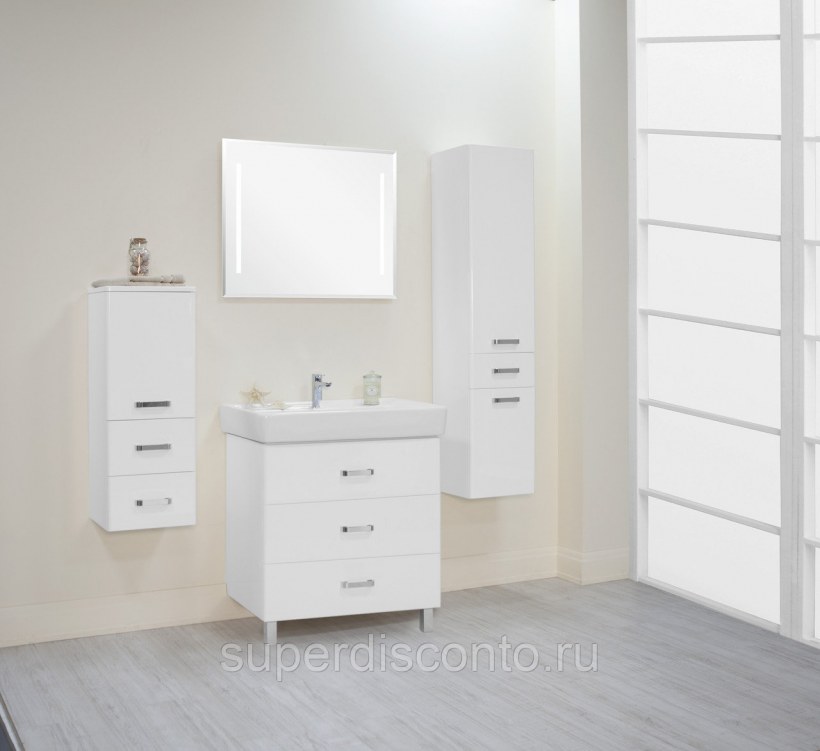 Тумба Акватон Америна 80 белая