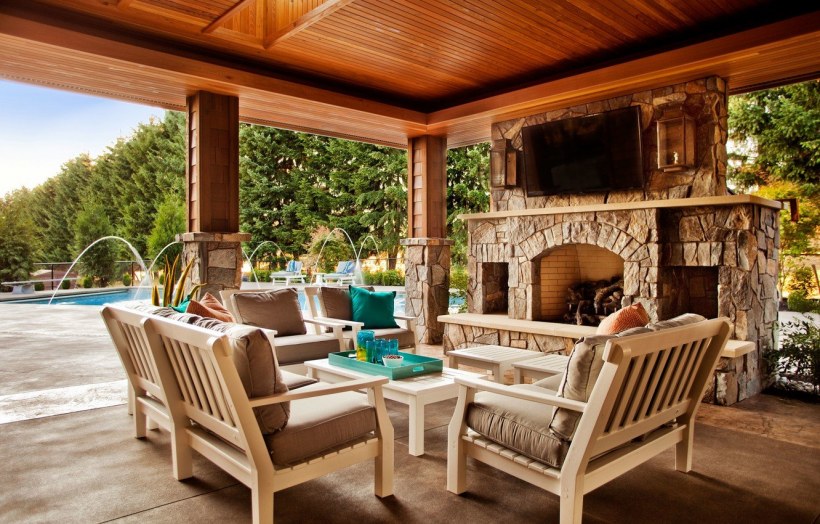 Красивые деревянные террасы