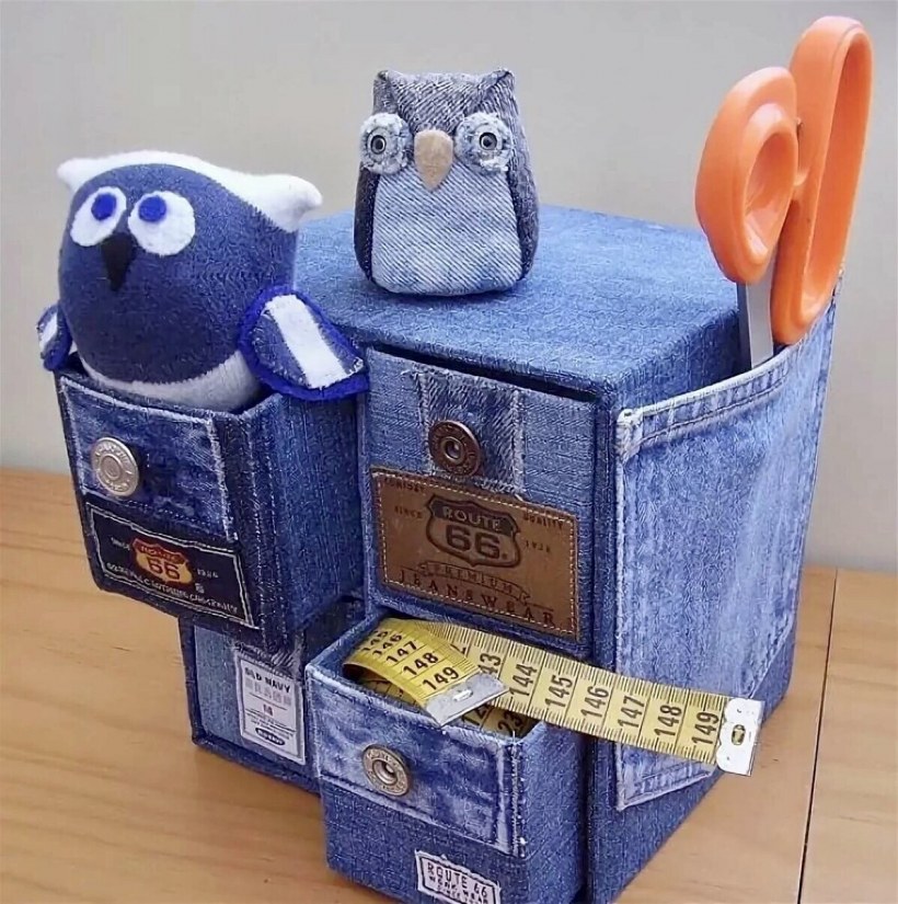Рукоделие из джинсовой ткани