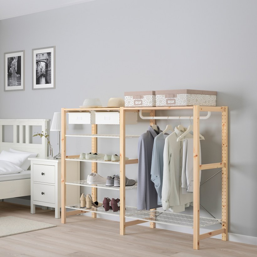 Икеа Ивар стеллаж угловой