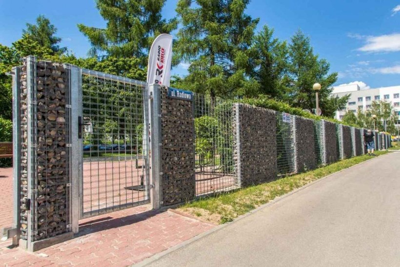 Габионы колонна