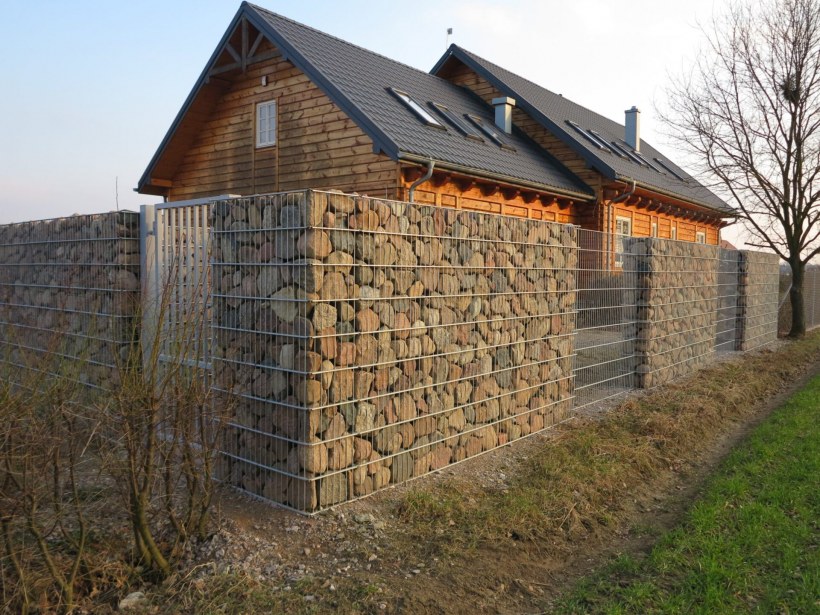 Забор габион орклез