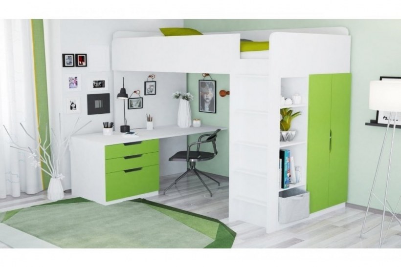 Pollini Kids кровать чердак