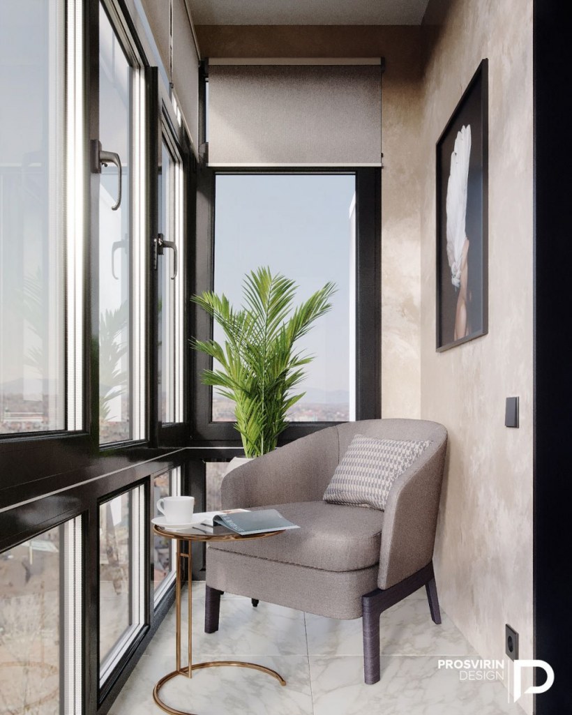 Черная лоджия