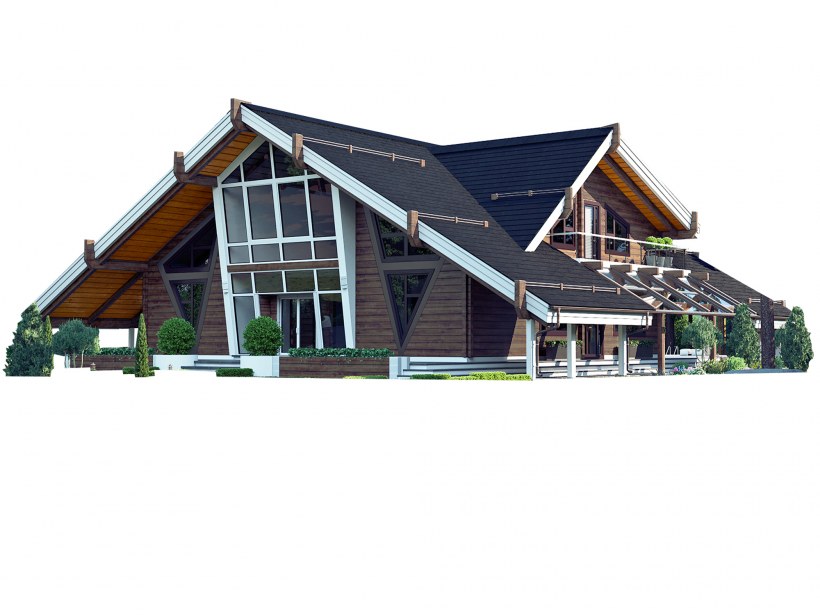Крыша Шале одноэтажный дом
