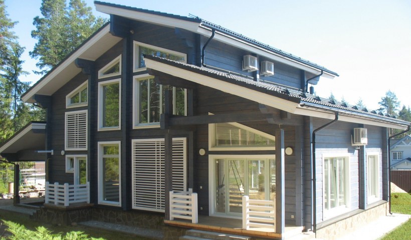 Дом Модерн скатная кровля