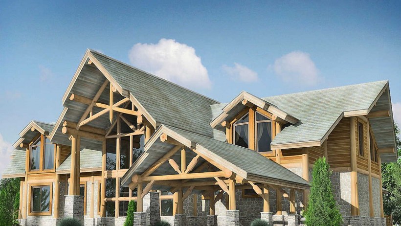 Стиль Шале в терраске