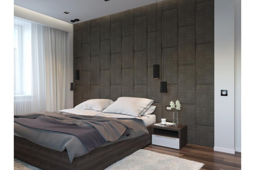 Мягкие стеновые панели для спальни