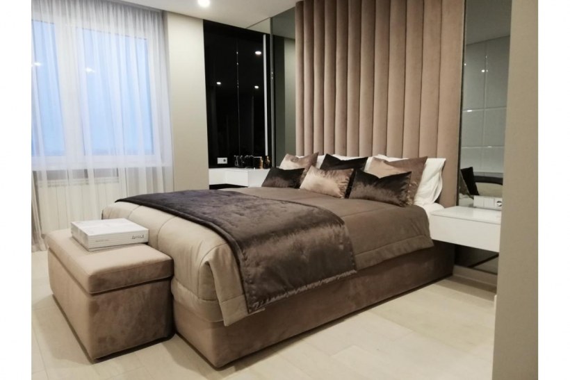 Мягкие панели в изголовье