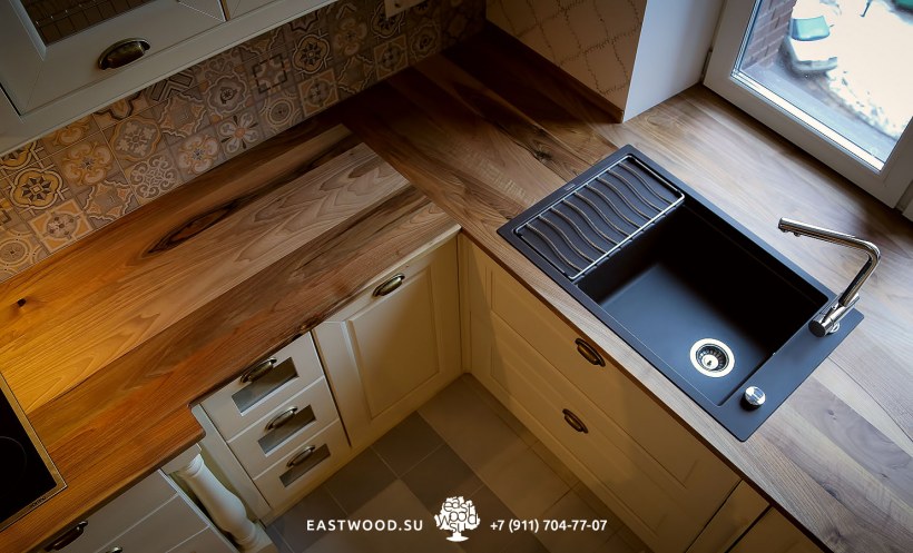 Столешница орех Макассар