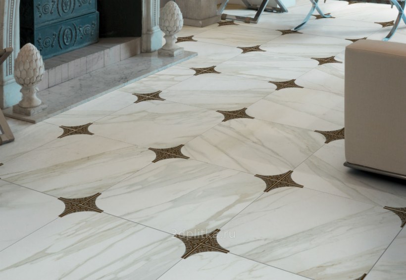 Плитка Calacatta estrella 45x45