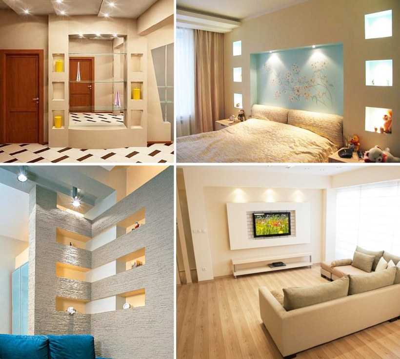 Украсить нишу в полу