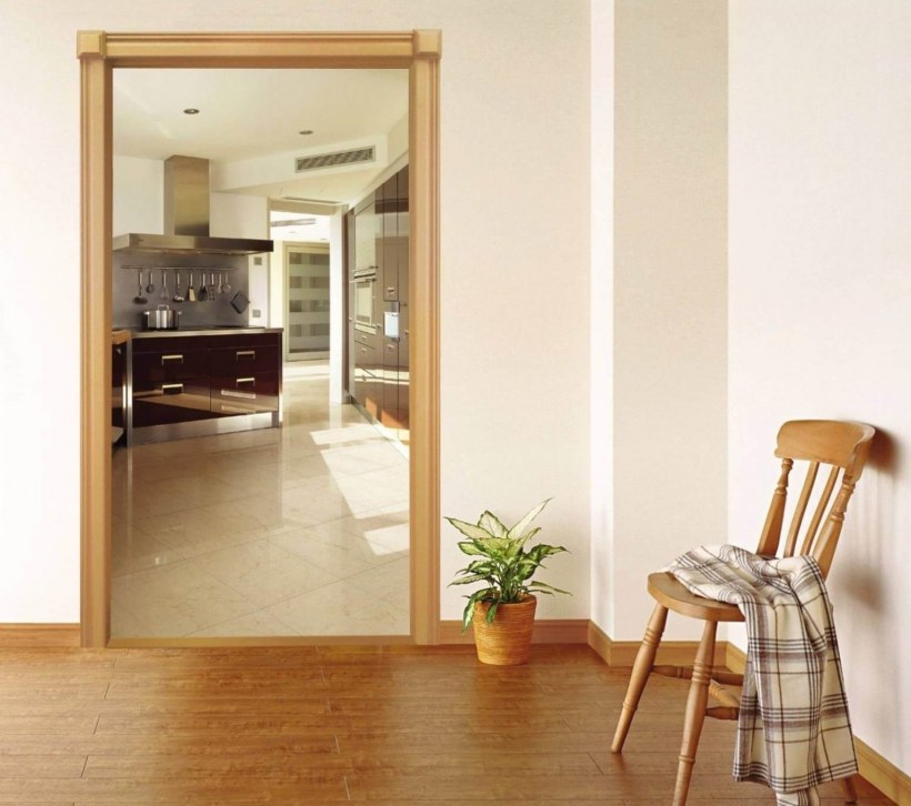 Арка деревянная межкомнатная