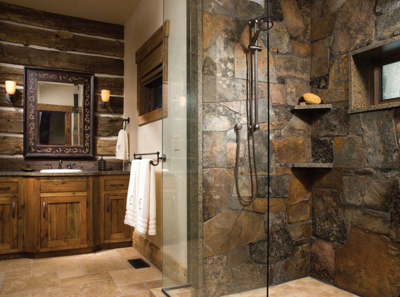 Ванна в Каменном стиле