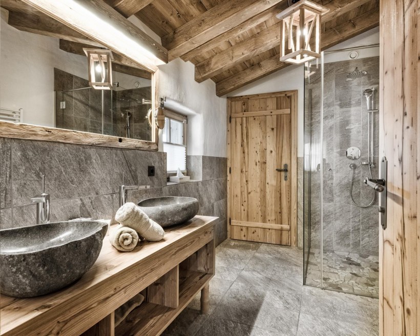 Ванная комната в стиле Шале