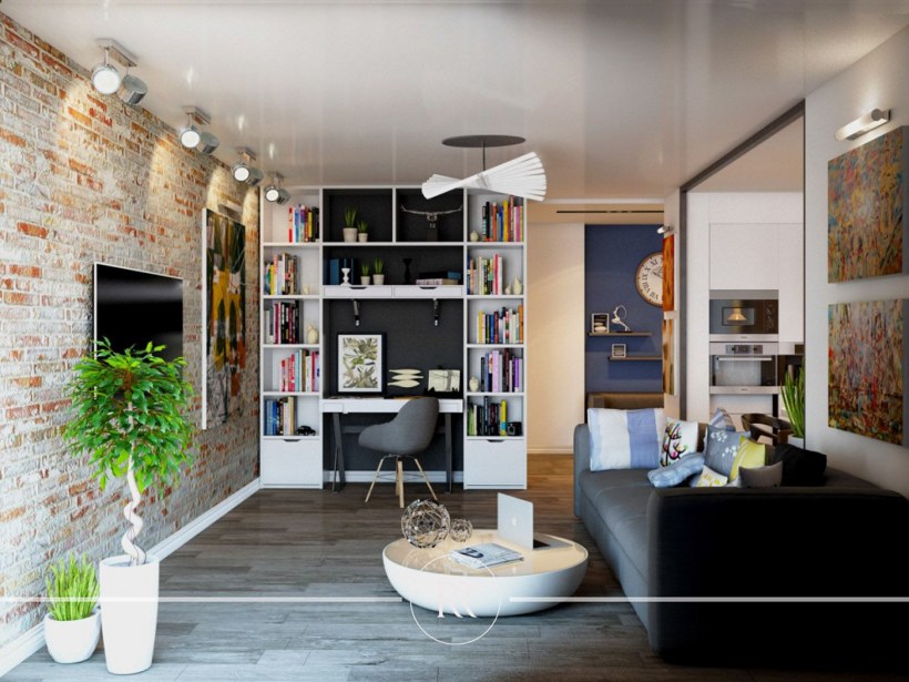 Уютная квартира в стиле лофт