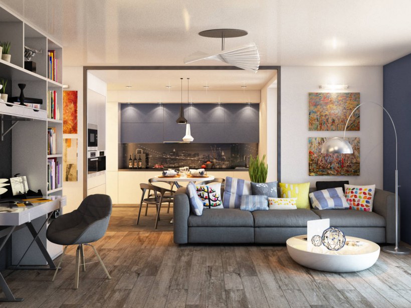 Гостиная лофт п 44