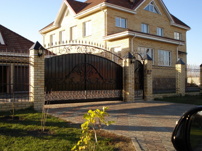Кованые ворота Династия скл