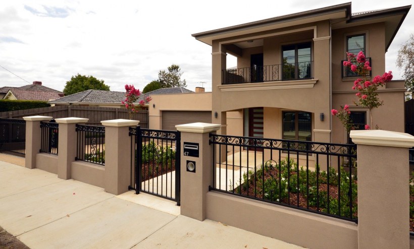 Забор в стиле Райта