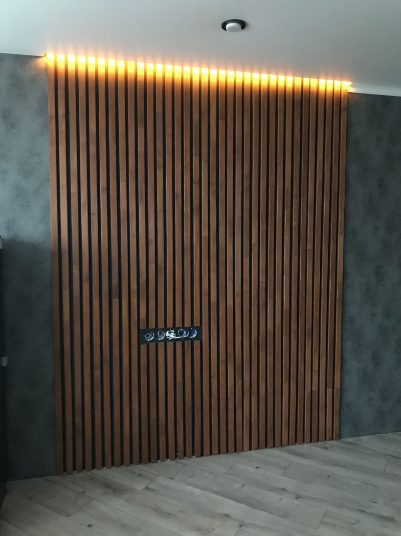 Декоративные рейки с подсветкой