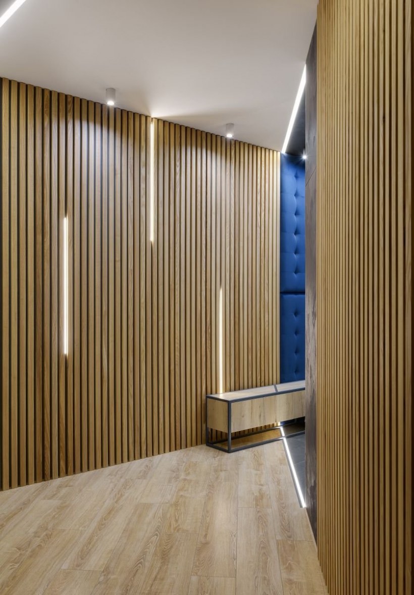 МДФ панель "вертикальные рейки" h2530