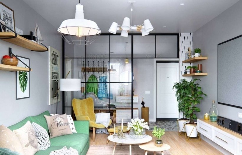 Скандинавский интерьер квартиры