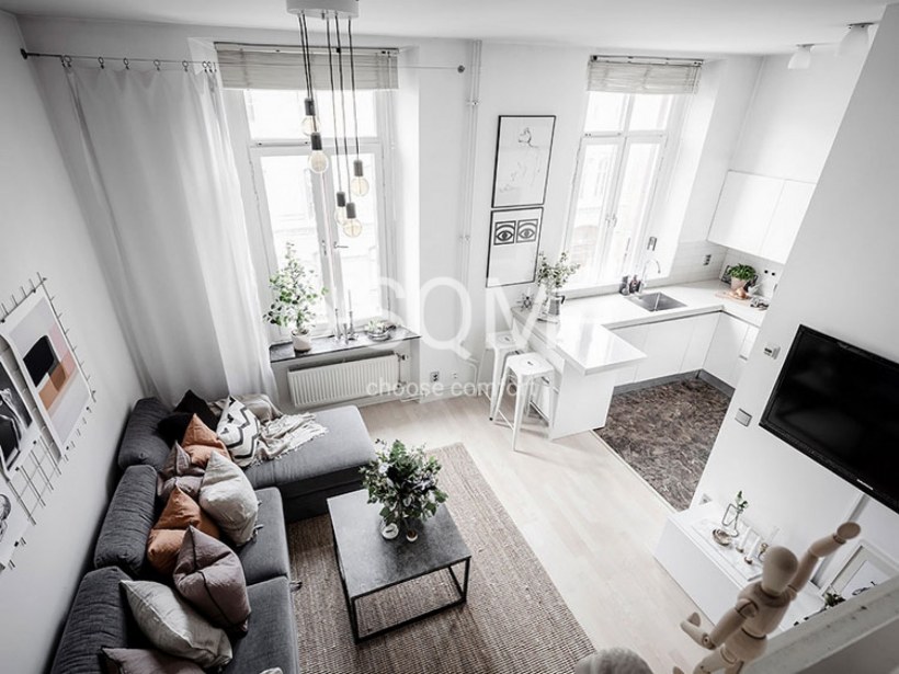 Интерьер в светлых тонах