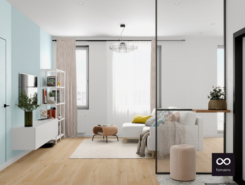 Дизайн трехкомнатной квартиры малогабаритной ы скандинавском стиле