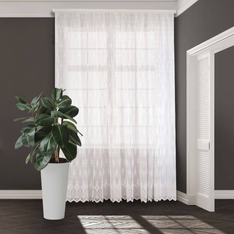 Тюль в полоску