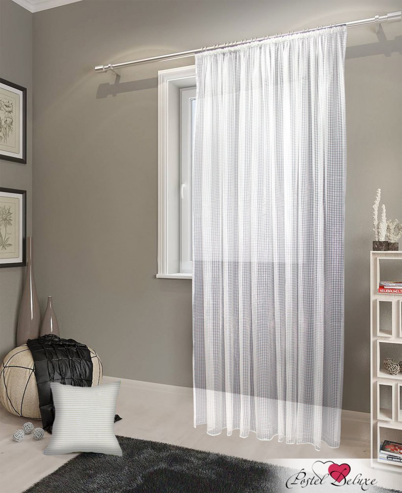 Тюль Amore mio, 300*270 см, белый (90188)