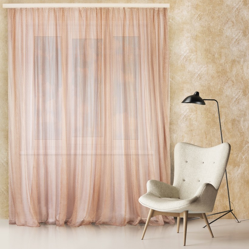 Тюль сетка баклава