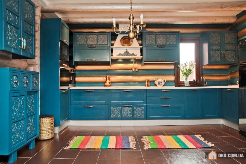 Кухня в народном стиле