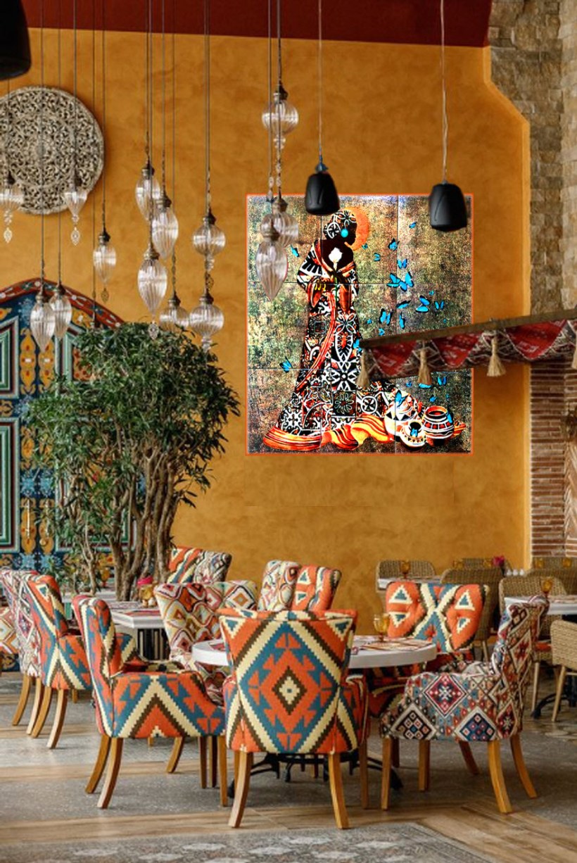 Интерьер кафе и ресторанов Чайхона 1