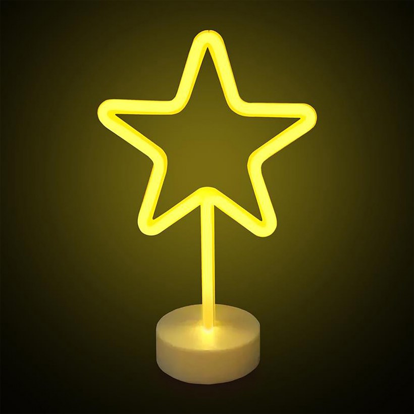 Декоративный светильник Apeyron Electrics звезда, желтый