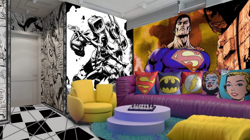Квартира в стиле комиксов