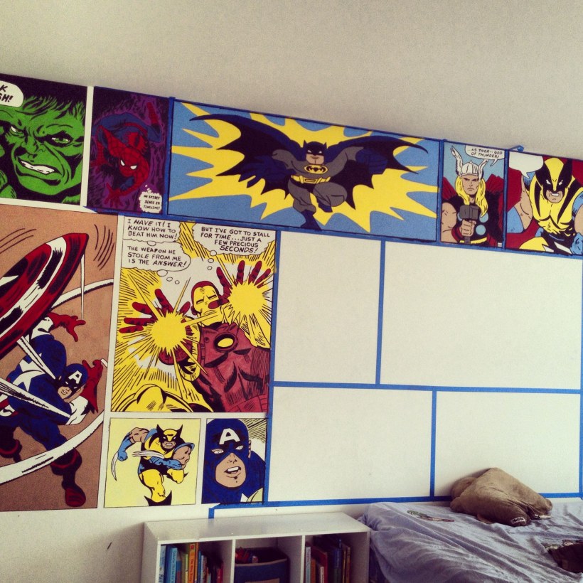 Комната в стиле комиксов