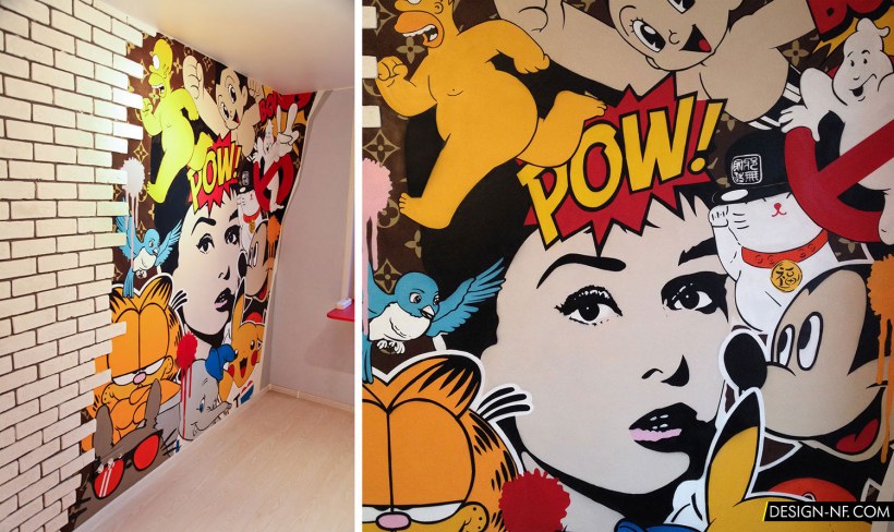 Коллаж в стиле поп арт