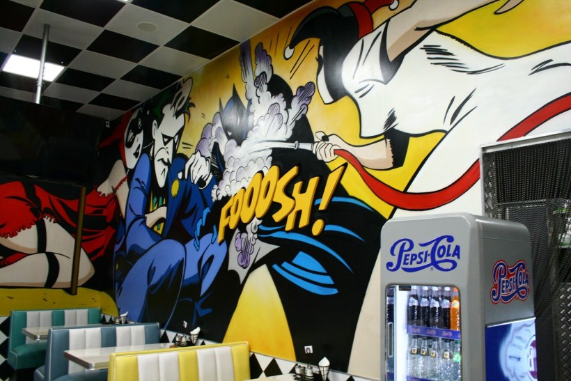 Кафе в стиле комиксов