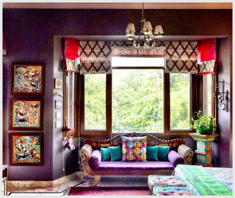 Интерьер в стиле этно Индия