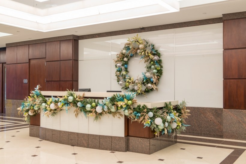 Новогоднее оформление офиса