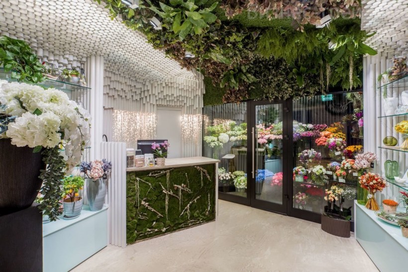 Интерьер цветочного салона