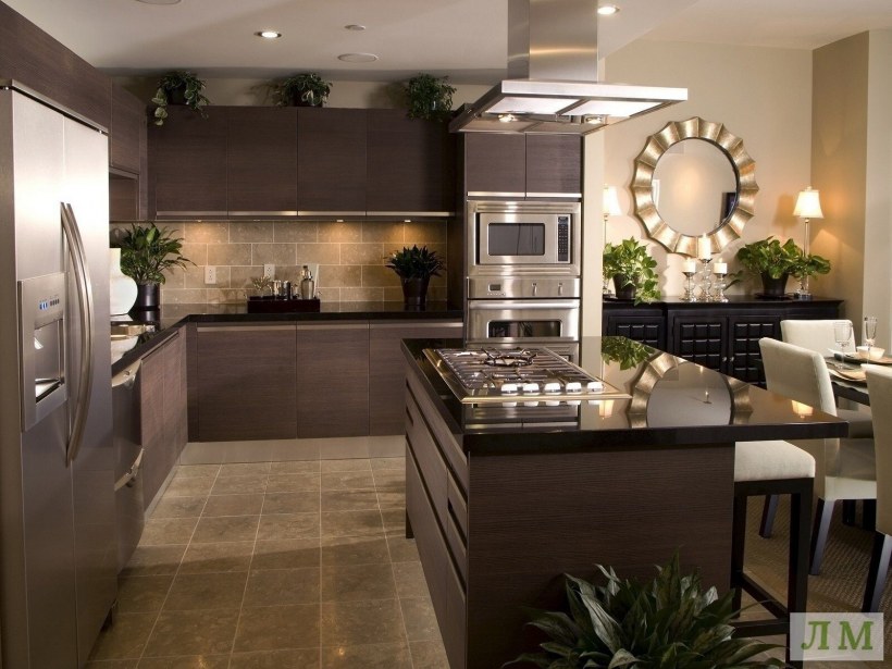 Дизайнерский интерьер кухни