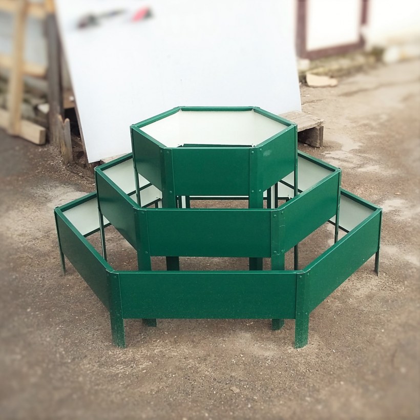 Ограждения для грядок из оцинковки