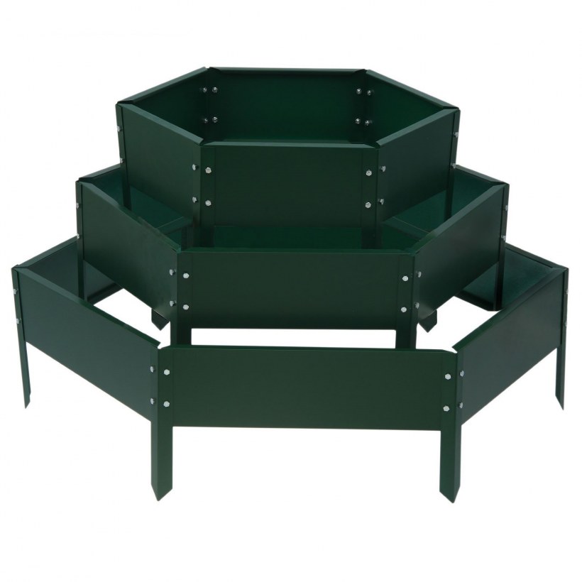 Клумба "сота" 300 оцинкованная