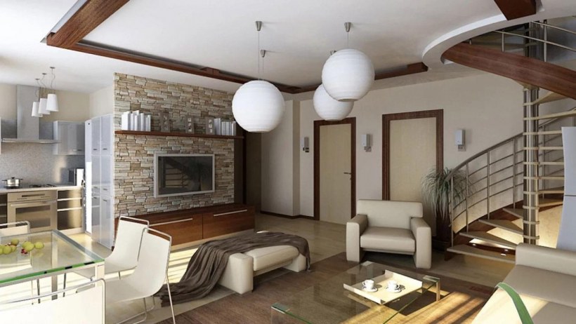 Отделка загородного дома