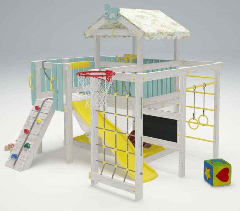 Игровой комплекс - кровать "Савушка Baby - 6"